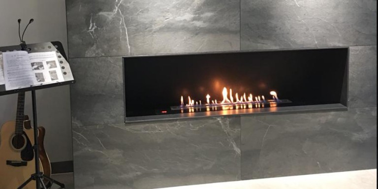 The working principle of electric fireplace