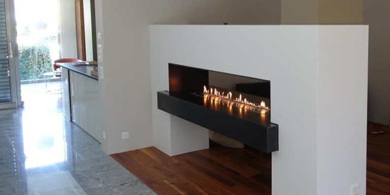 What are the types of American fireplaces?