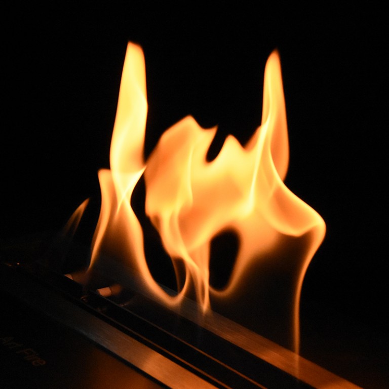 Ethanol fireplace mantels
