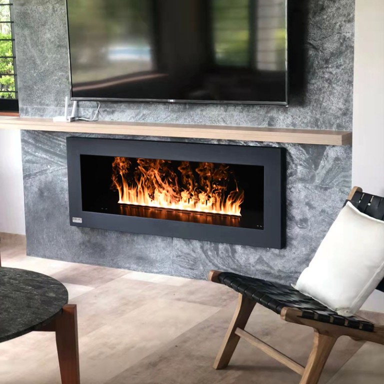 Can A 3D Water Vapor Fireplace Be Heated, And What Are The Features And Advantages?