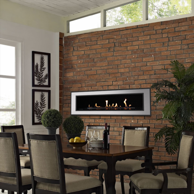 Stylish Modern Intelligent Ethanol Fireplace With Remote